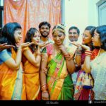 wedding bride engagement photography trichy Unique and Memorable Wedding Reception Photoshoot Ideas